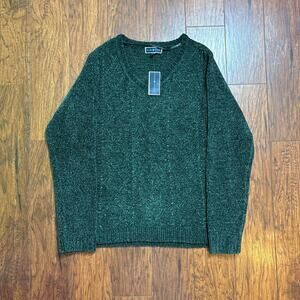 Karen scott green knit sweater